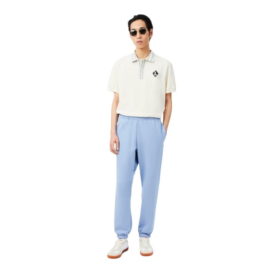 Lacoste Joggingbroek van fleece voor heren, normale pasvorm (Blauw) - Image 3