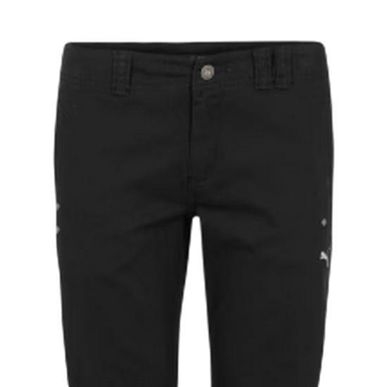 Puma Kvinnor/Damer vävda joggingbyxor (Svart) - Image 3
