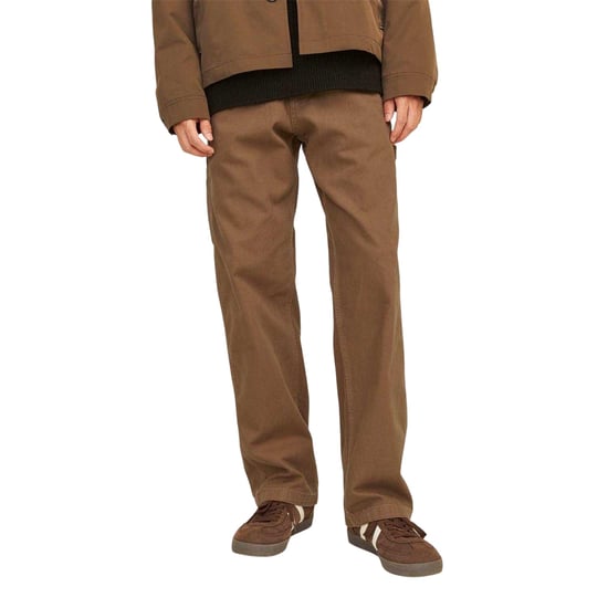 Jack And Jones Cargo-byxor med raka ben för herrar (Gummi) - Image 4