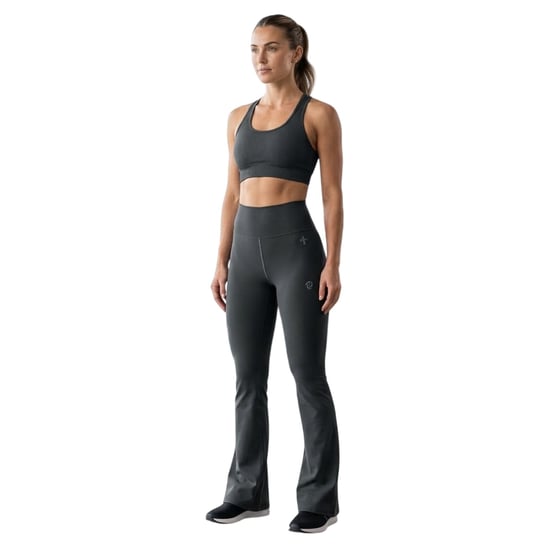 Calvin Klein Hoge taille broeken voor dames (Zwart) - Image 1