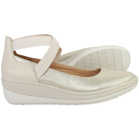 Vionic Ellery Womens Beige Wedges - Image 4
