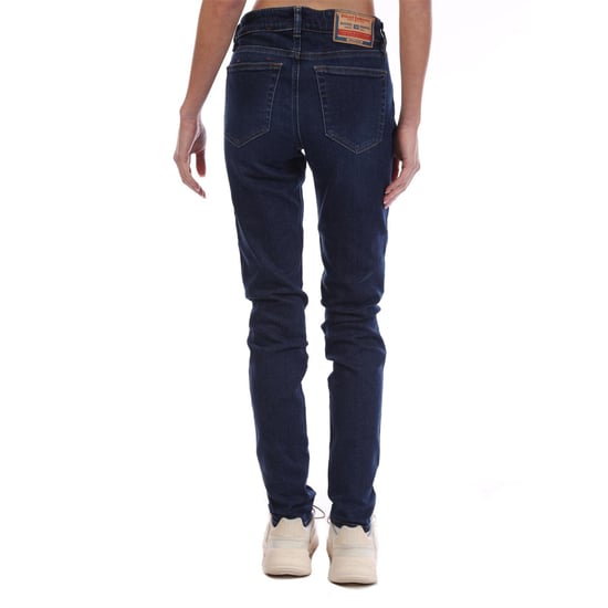 Diesel Slandy Low Skinny-jeans för kvinnor/damer 2018 (Blå) - Image 2