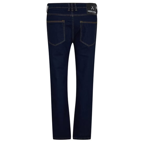 Criminal Damage SOS skinny jeans voor heren met 5 zakken (Indigo/Donkerblauw) - Image 2