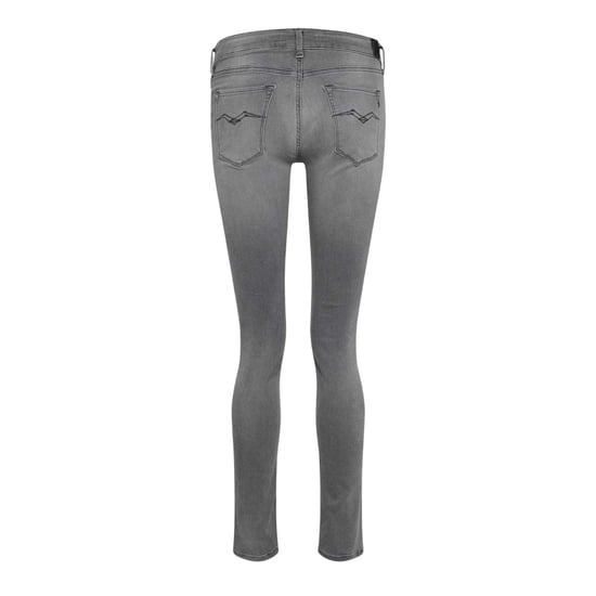 Replay Womens/Ladies New Luz Plain Skinny Jeans (Grey) - Image 3