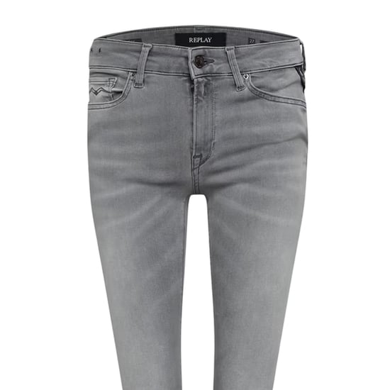Replay Womens/Ladies New Luz Plain Skinny Jeans (Grey) - Image 4