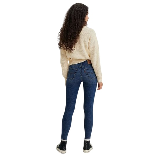Levis Dames/Dames High Rise Skinny Jeans (Chelsea Carbon) - Image 3