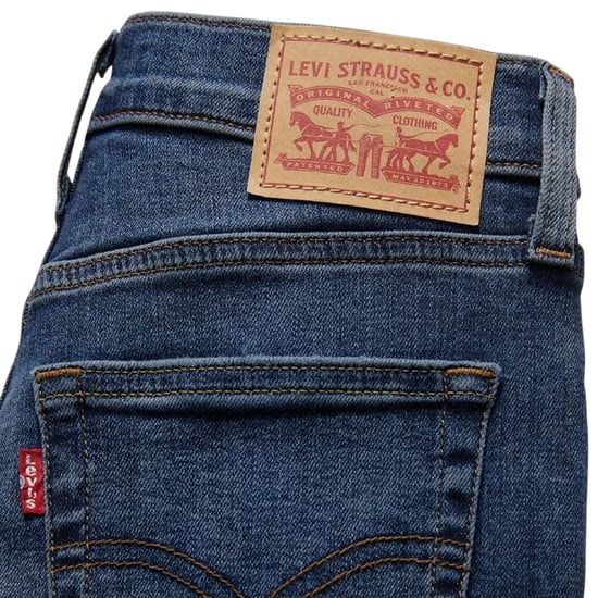 Levis Dames/Dames High Rise Skinny Jeans (Chelsea Carbon) - Image 4