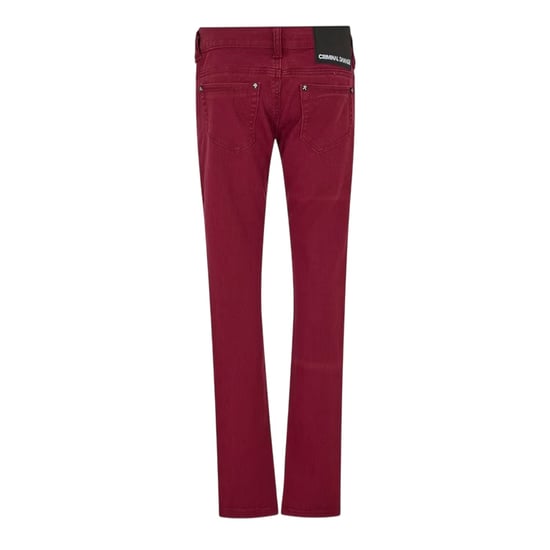 Criminal Damage Heren Skinny Jeans (Wijn) - Image 2