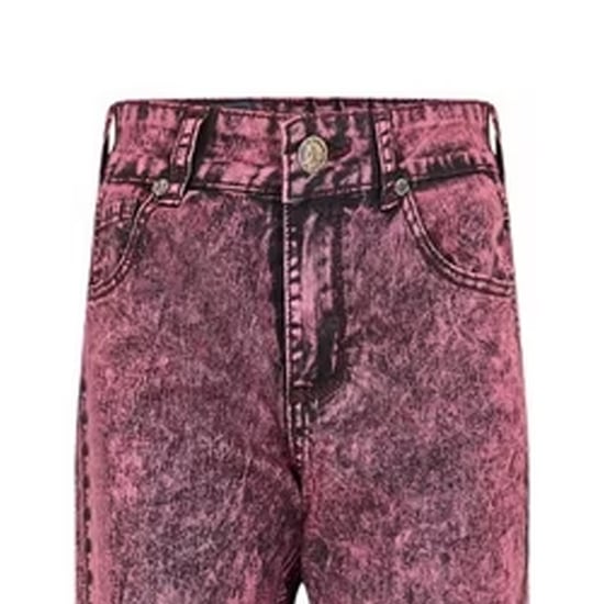 Criminal Damage Mens SOS 5 Pockets Skinny Jeans (Burgundy) - Image 3