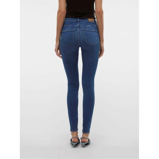 Vero Moda Skinny jeans met 5 zakken voor dames (Medium Zwart) - Image 4