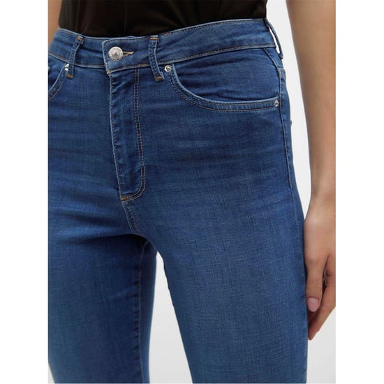 Vero Moda Skinny jeans met 5 zakken voor dames (Medium Zwart) - Image 5