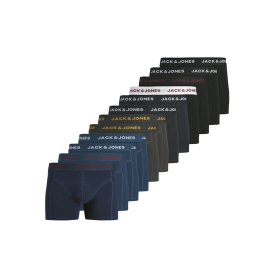 Jack & Jones Heren boxershorts trunks jacbolt effen 12-pack - Image 1