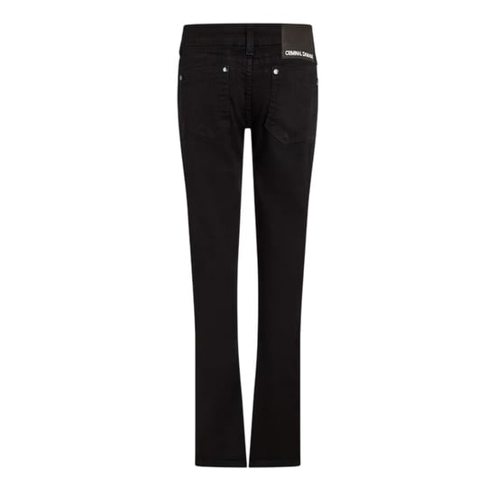 Criminal Damage Mens Skinny Jeans (Black) - Image 2