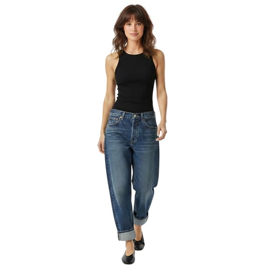 Levis 501-jeans met 5 zakken en rechte pijpen voor dames (Gold Digg Slvdg) - Image 1