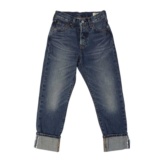 Levis 501-jeans met 5 zakken en rechte pijpen voor dames (Gold Digg Slvdg) - Image 2