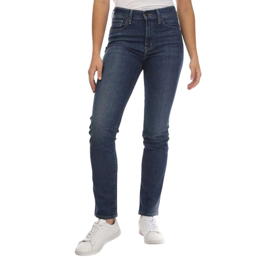 Levis Womens/Ladies Denim High Rise Straight Leg Jeans (Nonstop) - Image 1