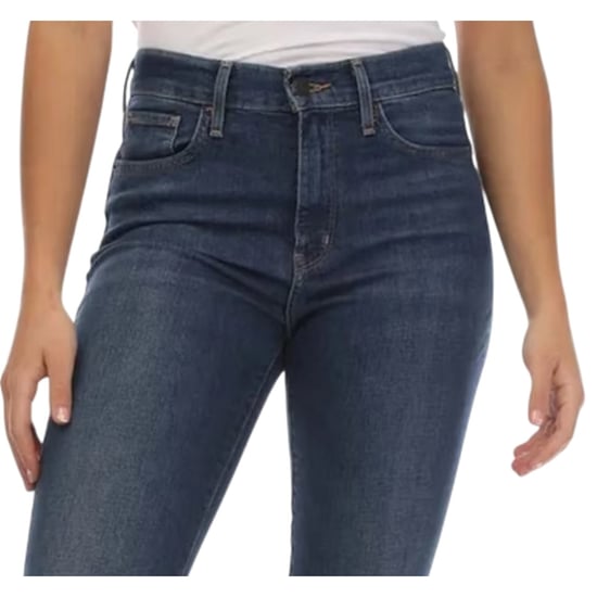 Levis Womens/Ladies Denim High Rise Straight Leg Jeans (Nonstop) - Image 4