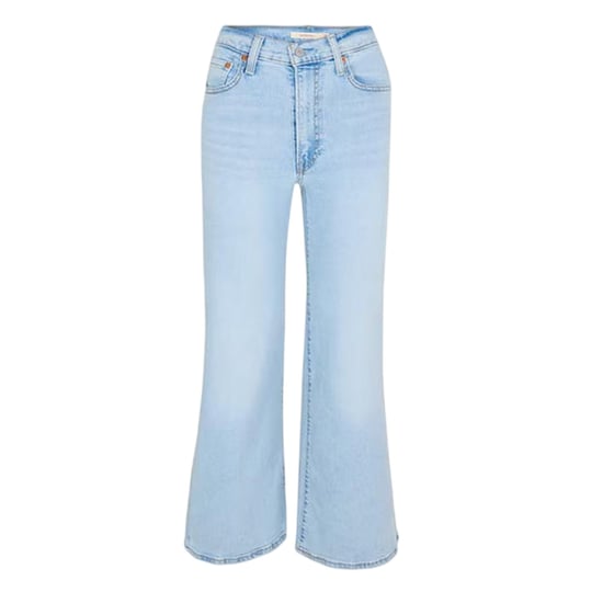 Levis Jeans för kvinnor med hög midja och breda ben i ribbväv (Allt möjligt) - Image 2