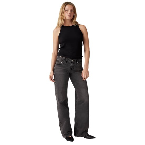 Levis Jeans med vid benöppning och låg midja för kvinnor/damer (Önska mig lycka till) - Image 6