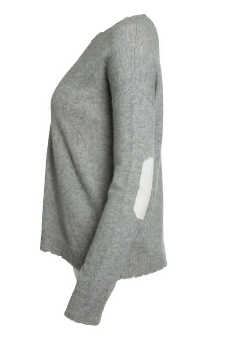 Zadig & Voltaire, grå stickad kashmirtröja - Image 2