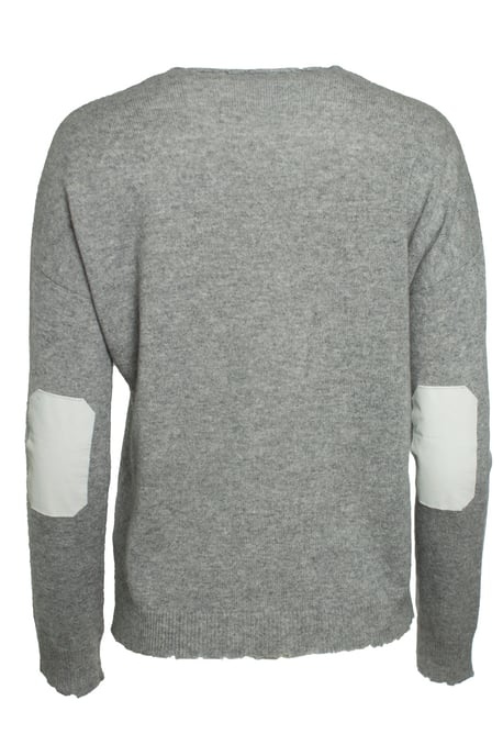 Zadig & Voltaire, grå stickad kashmirtröja - Image 3