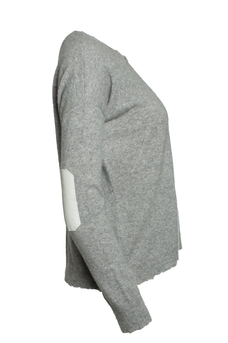 Zadig & Voltaire, grå stickad kashmirtröja - Image 4