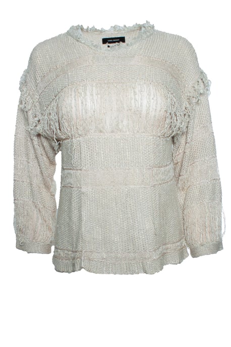 Isabel Marant, fringed gebreide top - Image 1