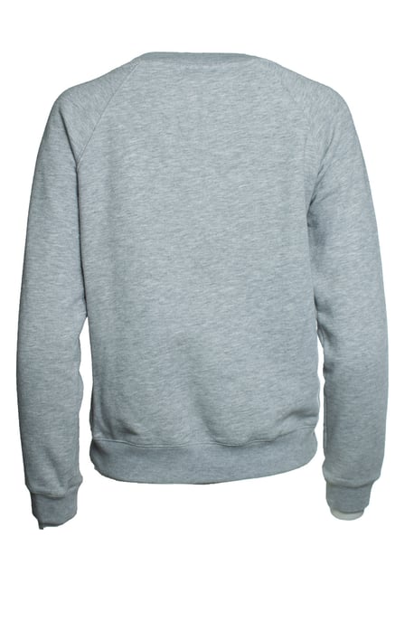A.P.C., Grå rundhalsad tröja med PARIS-tryck - Image 3