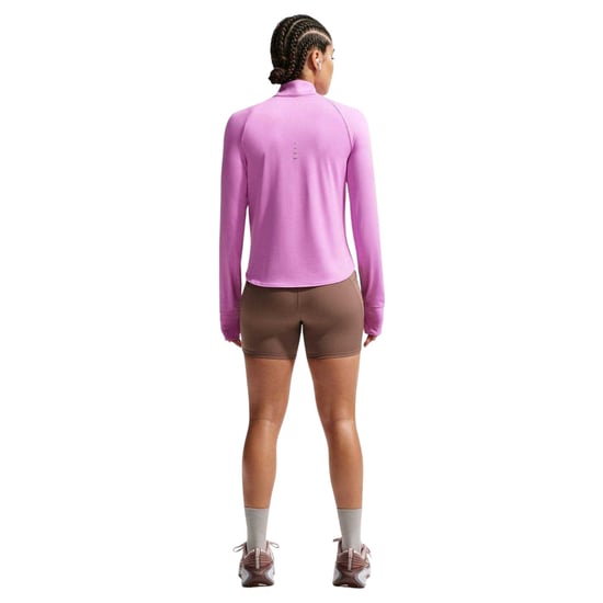 Nike Löptröja med kort dragkedja för kvinnor/damer – Swift (Magenta) - Image 2