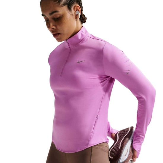 Nike Löptröja med kort dragkedja för kvinnor/damer – Swift (Magenta) - Image 4