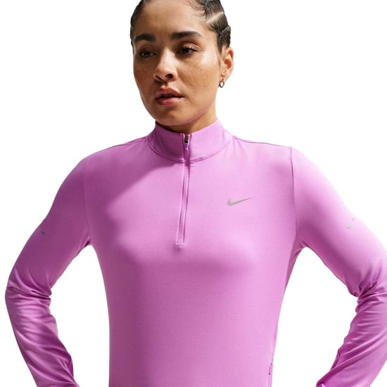 Nike Löptröja med kort dragkedja för kvinnor/damer – Swift (Magenta) - Image 6