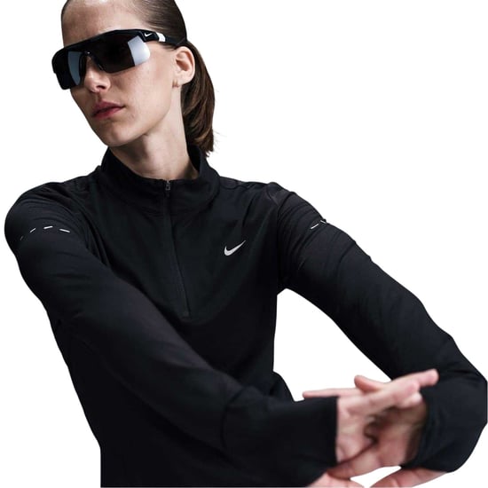 Nike Löptröja med kort dragkedja för kvinnor/damer – Swift (Svart) - Image 5
