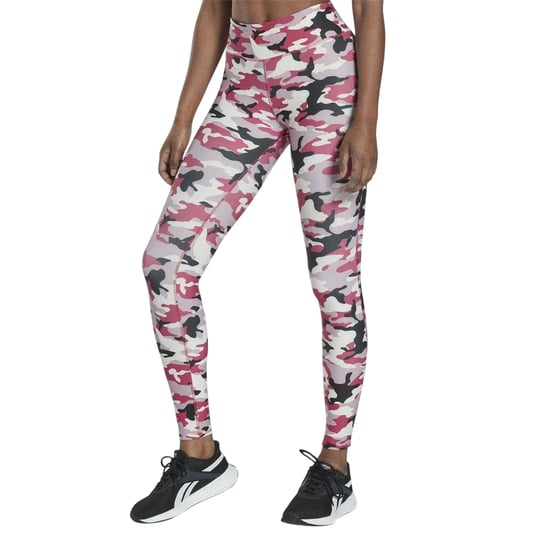 Reebok Womens/Ladies Camouflage Leggings (Pink) - Image 3