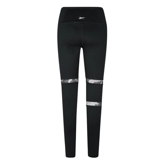 Reebok Leggings med nätinsats för kvinnor/damer (Svart natt) - Image 2