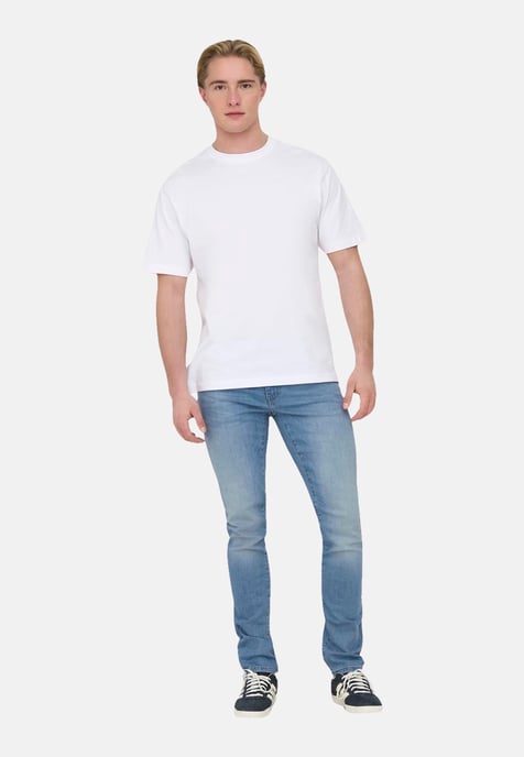 Only & Sons Onsloom slim one lbd 8263 azg dnm n blue denim - Image 4