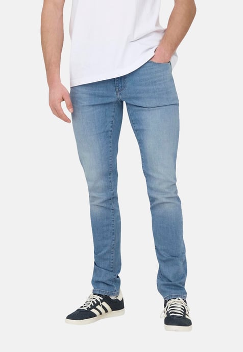 Only & Sons Onsloom slim one lbd 8263 azg dnm n blue denim - Image 5