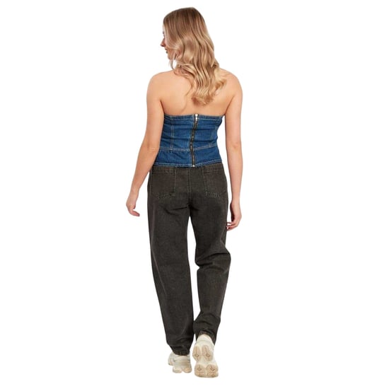 Influence Peplum-corsettop voor dames, getailleerd en uitlopend (Blauw) - Image 2