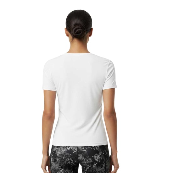 USA Pro Polyamide T-shirt voor dames (Wit) - Image 3