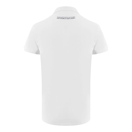 Klassieke Korte Mouwen Collo Logo Polo Shirt in Wit - Image 2