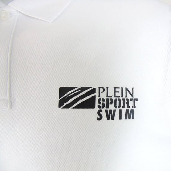 Klassieke Korte Mouwen Collo Logo Polo Shirt in Wit - Image 4