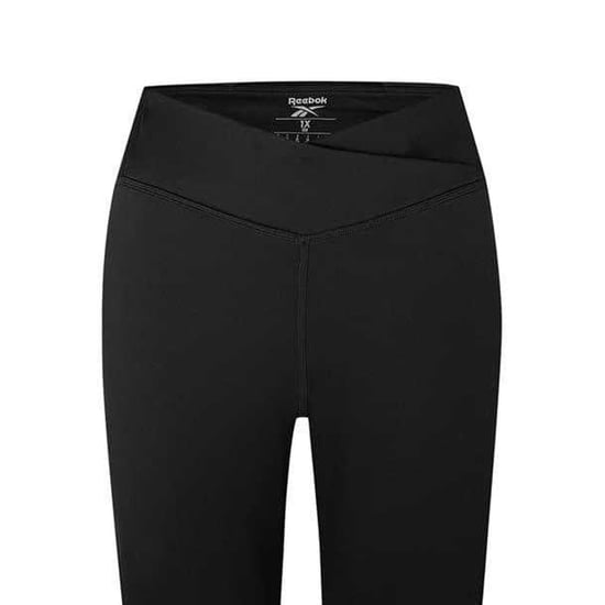 Reebok Plus-maat broeken met uitlopende pijpen voor dames (Zwarte nacht) - Image 2