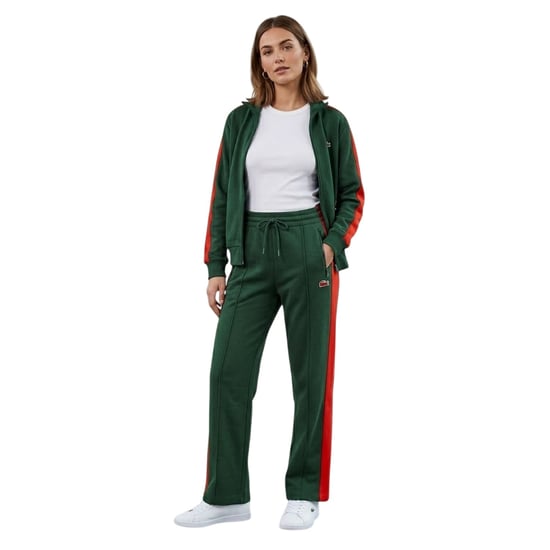 Lacoste Dames/Dames trainingsbroek (Sequoia-rood/Sunrise-oranje) - Image 1