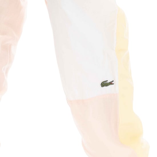 Lacoste Slanke joggingbroek met kleurblokken voor dames (Wit) - Image 4