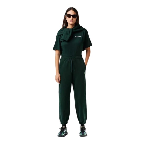 Lacoste Dames/Dames Fleece Joggers (Groen) - Image 3