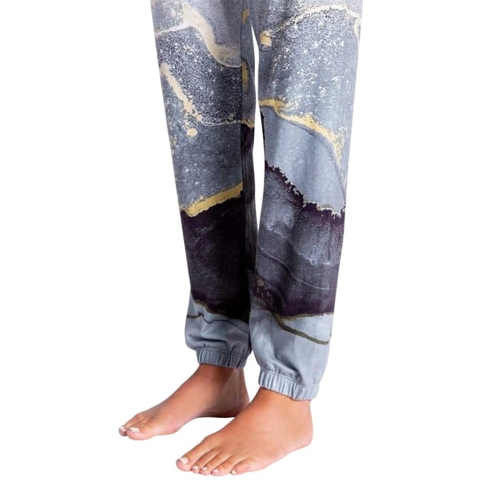 PJ Salvage Joggingbroek voor dames met ombre-effect en een relaxte pasvorm (Ombré/Zwart/Grijs) - Image 4