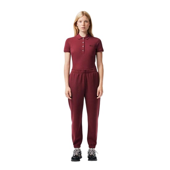 Lacoste Dames/Dames Regular Joggingbroek (Bourgondië) - Image 1