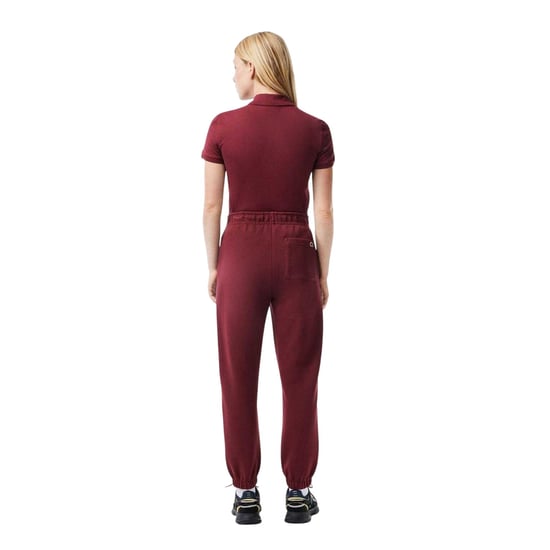Lacoste Dames/Dames Regular Joggingbroek (Bourgondië) - Image 3