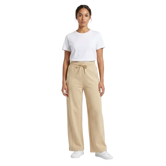 Timberland Womens/Ladies Wide Leg Palazzo Trousers (Safari) - Image 4