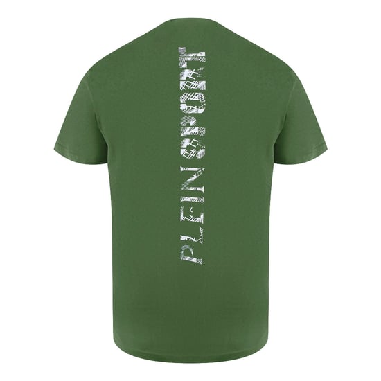 Korte Mouw Scratch Logo T-shirt in Olijf - Image 2
