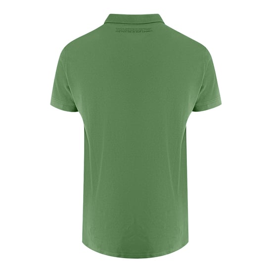 Classic Short Sleeve Collar Logo Polo Shirt in Green - Image 2